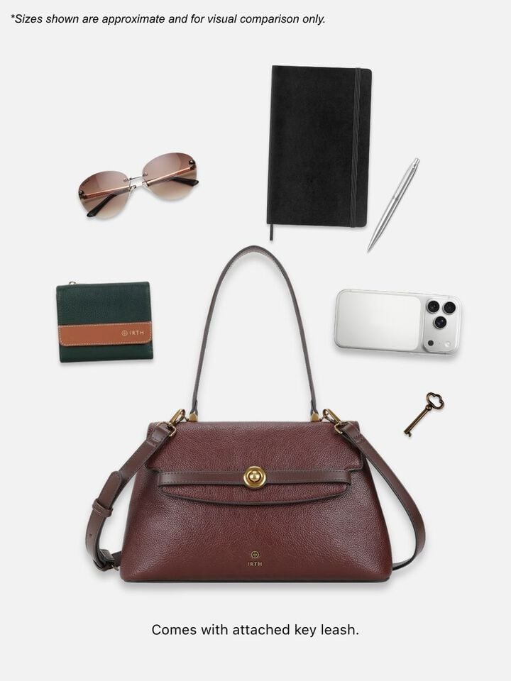 Valerie Wide Shoulder Bag - Brown
