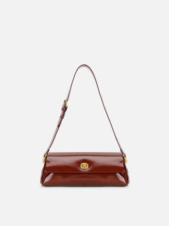 Brianna Wide Shoulder Bag - Tan