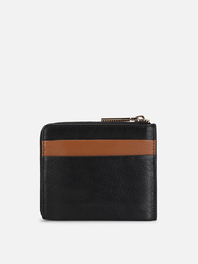 Sway Leather Card Holder - Black