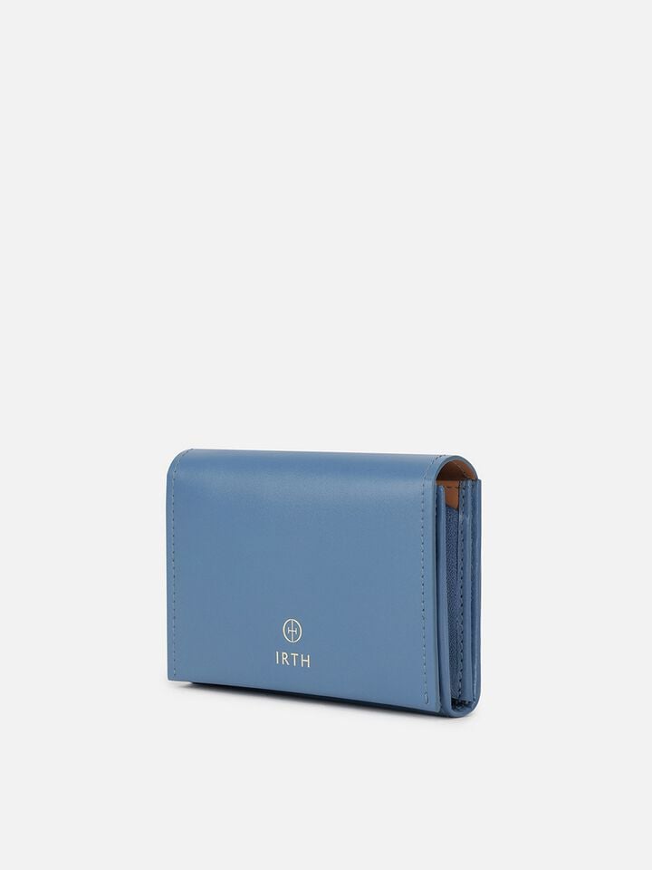 Parker Small Leather Wallet - Blue