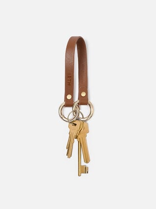 Tinker Leather Key Leash - Tan