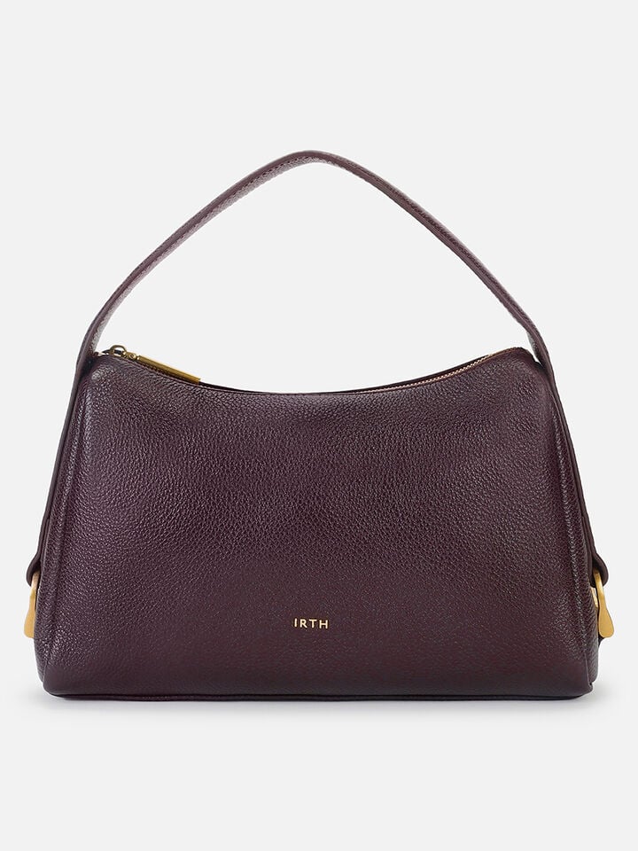 Loren Leather Handheld - Plum