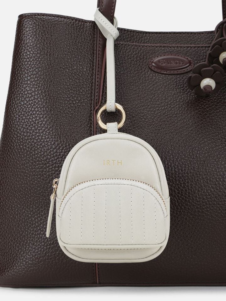 Jo Miniature Leather Backpack - Off-White
