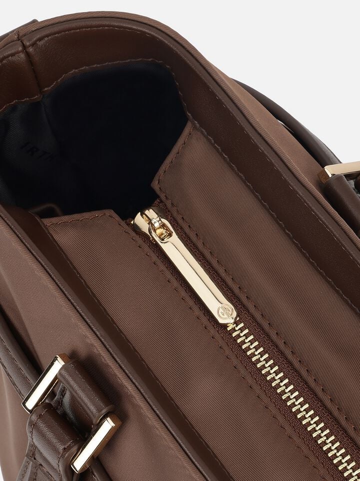 Thea Nylon Work Bag - Brown