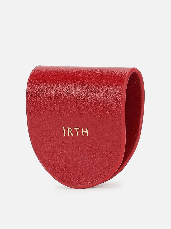 Wisp Leather Wire Wrap - Red