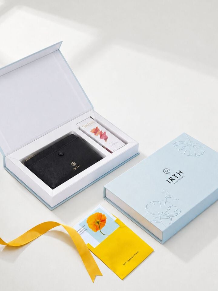Vera Black Wallet & Fragrance Set