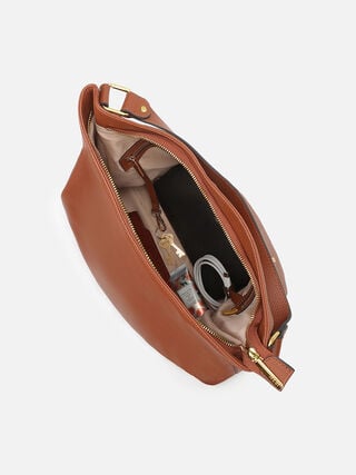 Lucille Leather Shoulder Bag - Tan