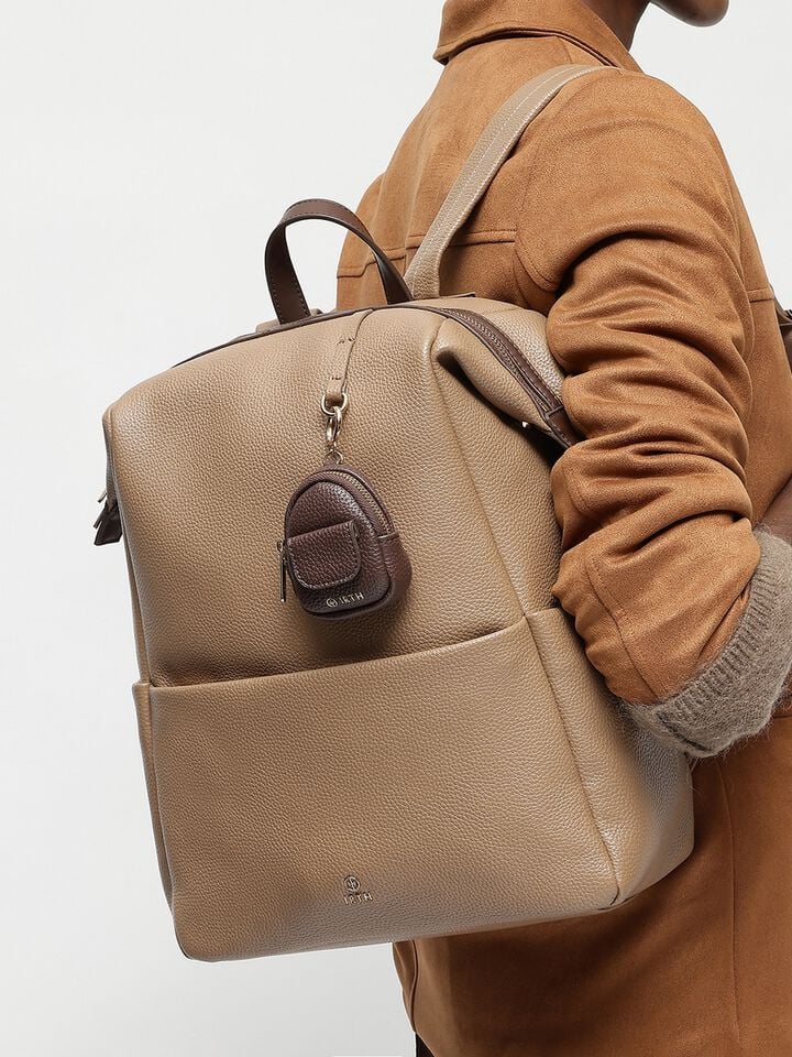 Marlow Laptop Backpack - Beige