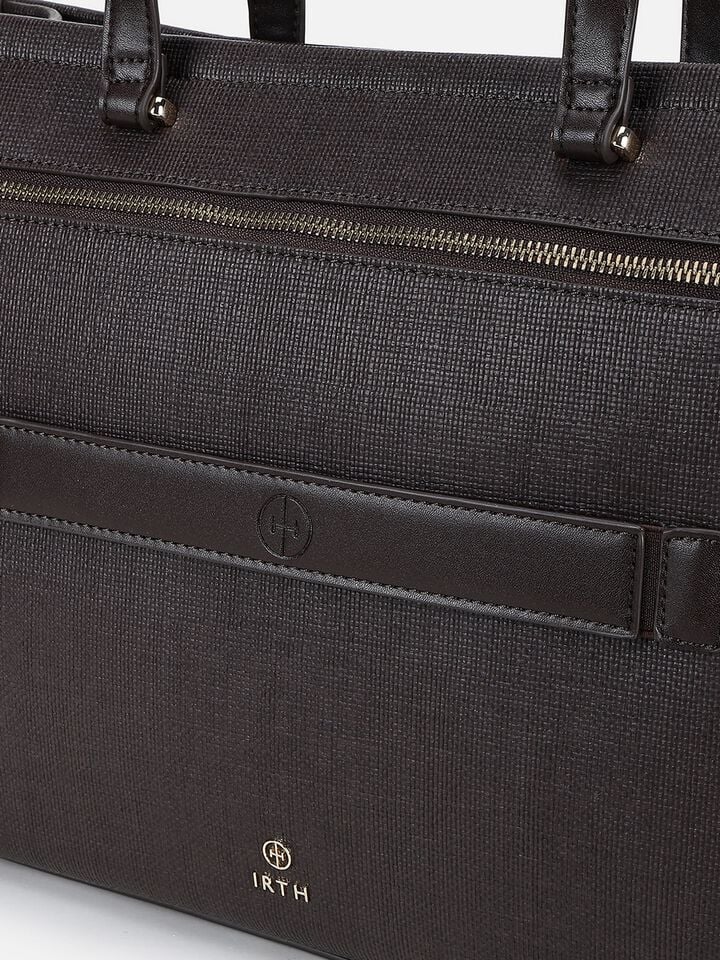 Clover Twines Work Bag - Dark Brown