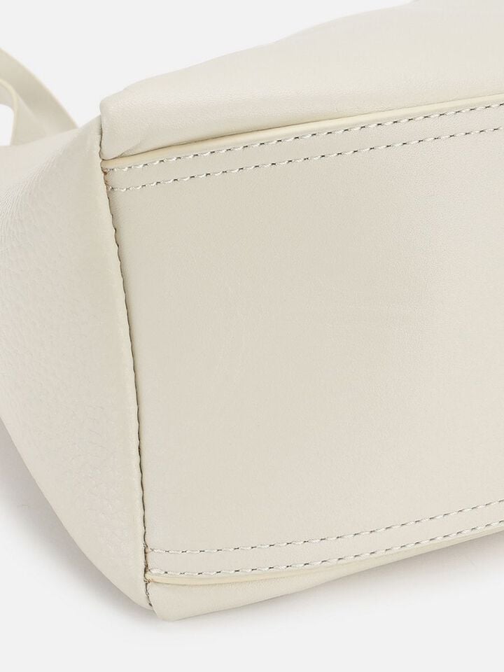 Lorelei Leather Shoulder Bag - Off-White