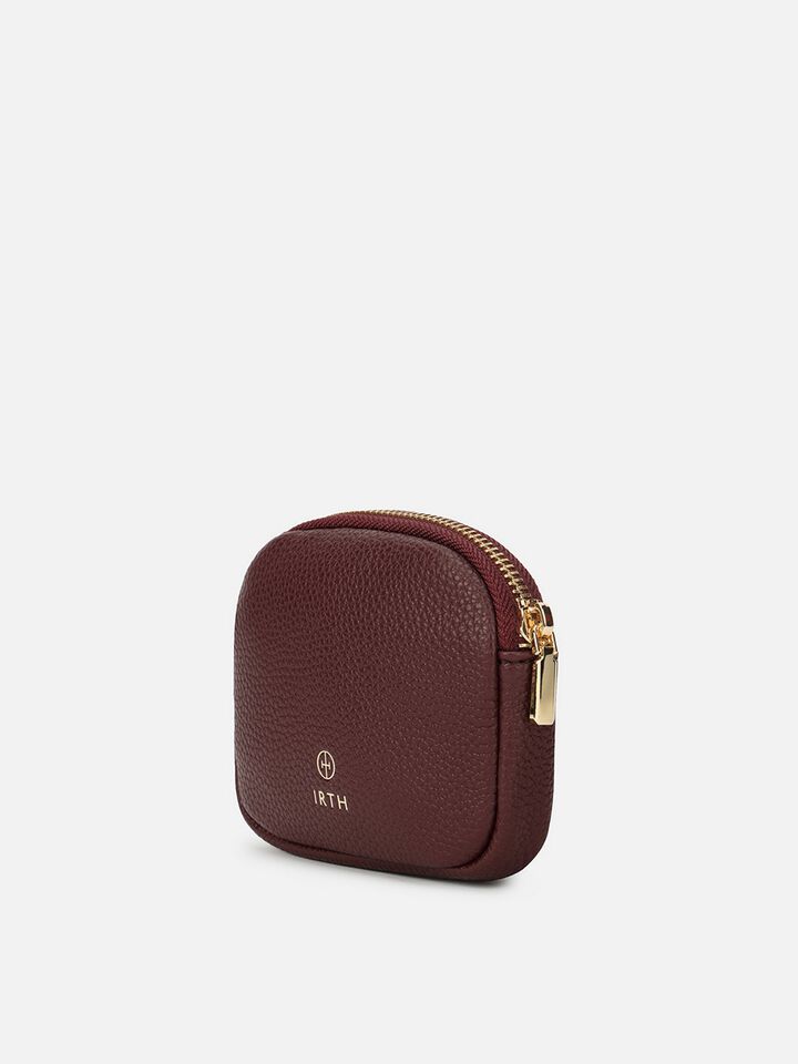 Arlo Soft Shell Wallet - Dark Cherry