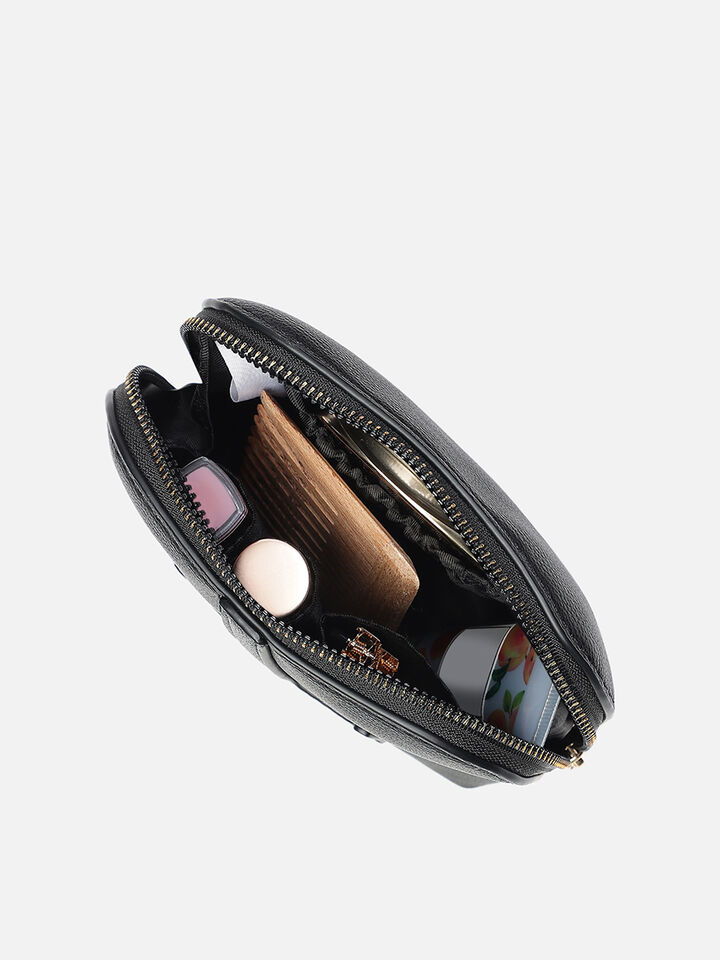 Coral Medium Makeup Organiser - Black