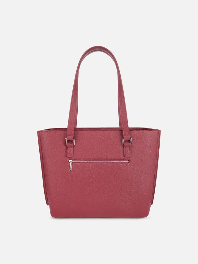 Jackie Tote - Dark Cherry