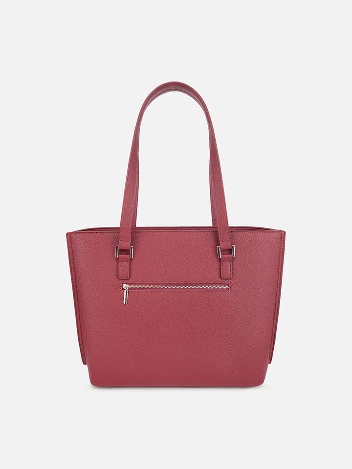 Jackie Dark Cherry Tote Bag by IRTH House Of Titan