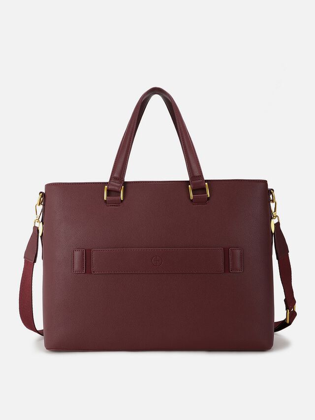 Noa Work Bag - Dark Cherry