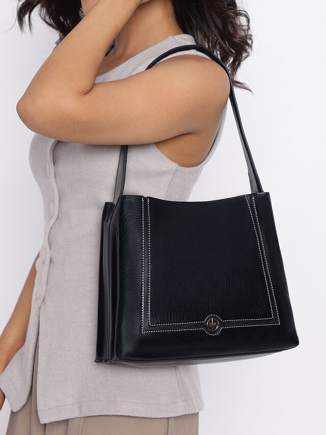 Paris Shoulder Bag - Black