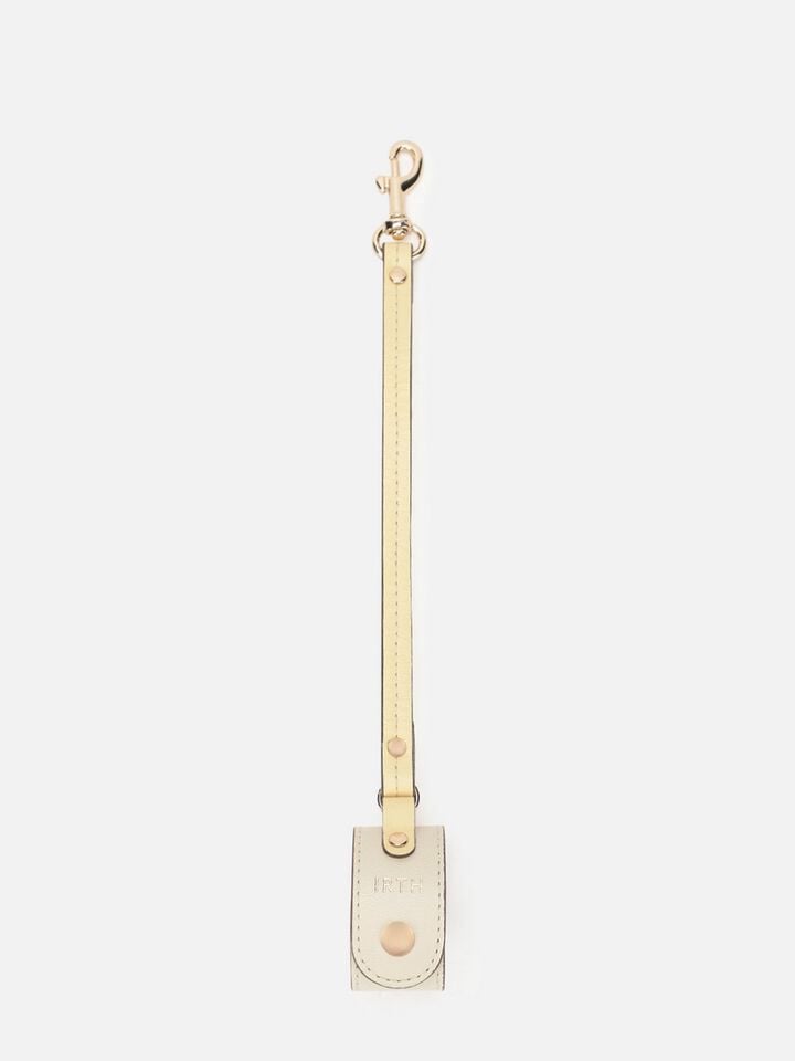 Loop Leather Scarf Holder - Off-White