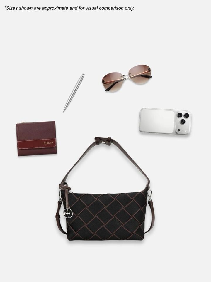 Candace Webbing Handheld - Black