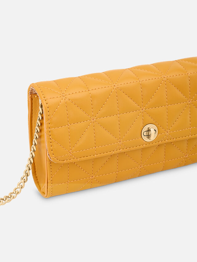 Stella Mustard Quilted Sling