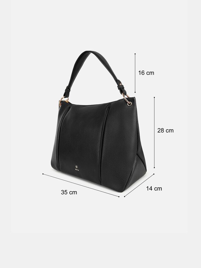 Quinn Shoulder Bag - Black