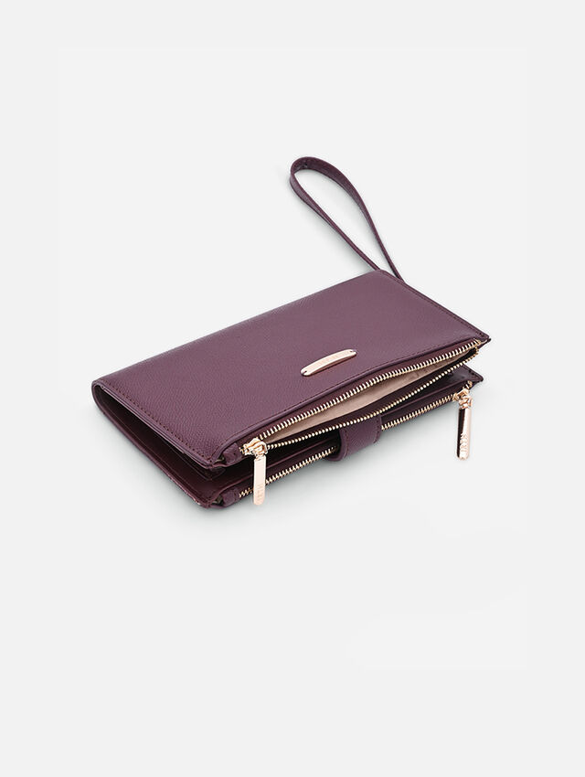 Button Up Beauty BurgundyWallet