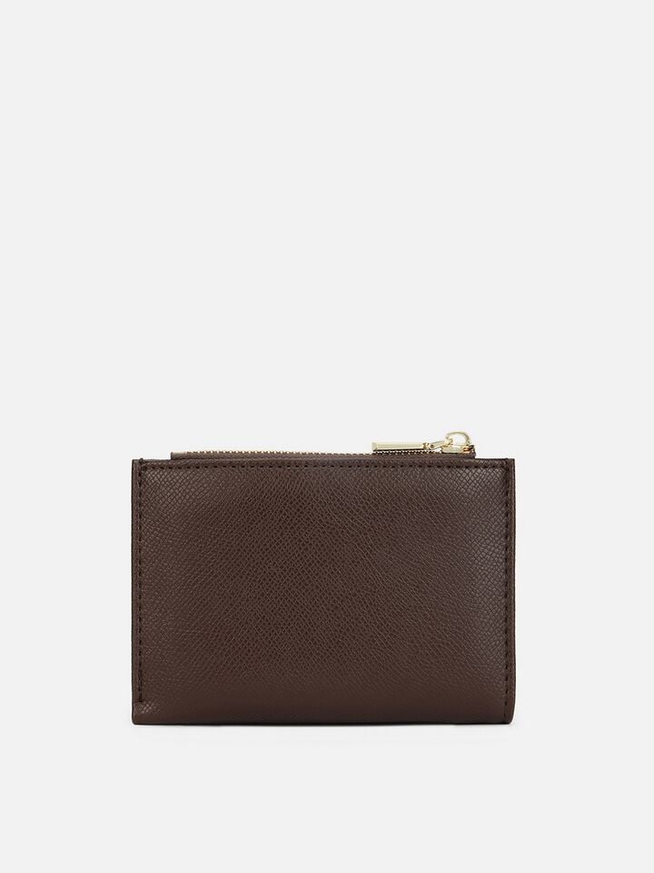 Ezra Textured Wallet - Brown