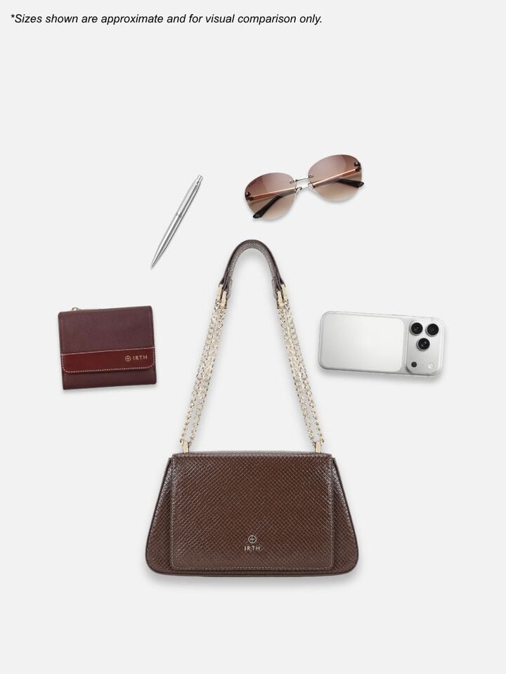 Stevie Snakeskin Sling - Brown
