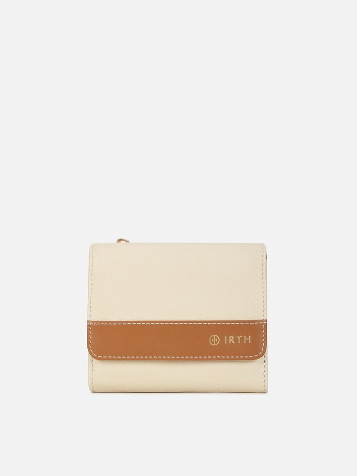 Ryan Leather Wallet Small - Off-White