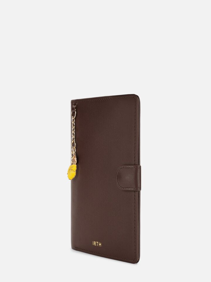 Atlas Leather Passport Holder - Hot Chocolate