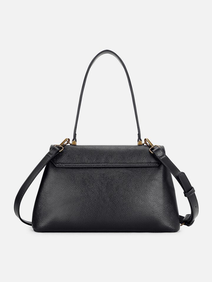 Valerie Wide Shoulder Bag - Black