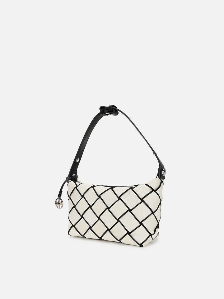 Candace Webbing Handheld - Off-White