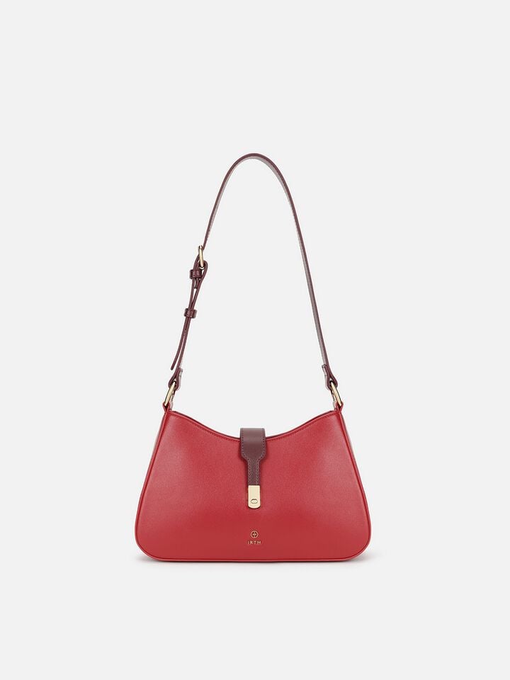 Adeline Shoulder Bag - Cherry