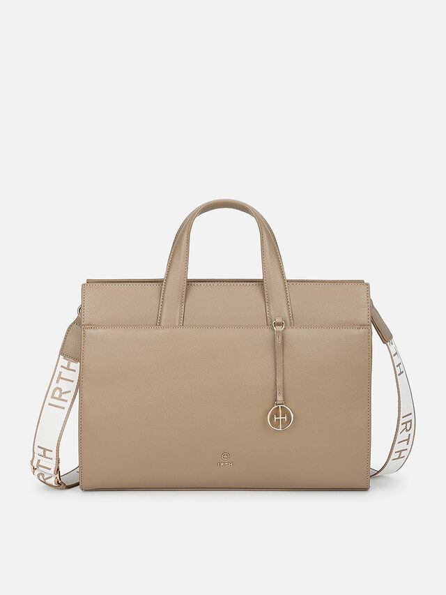 Olivia Work Bag - Mocha Mousse