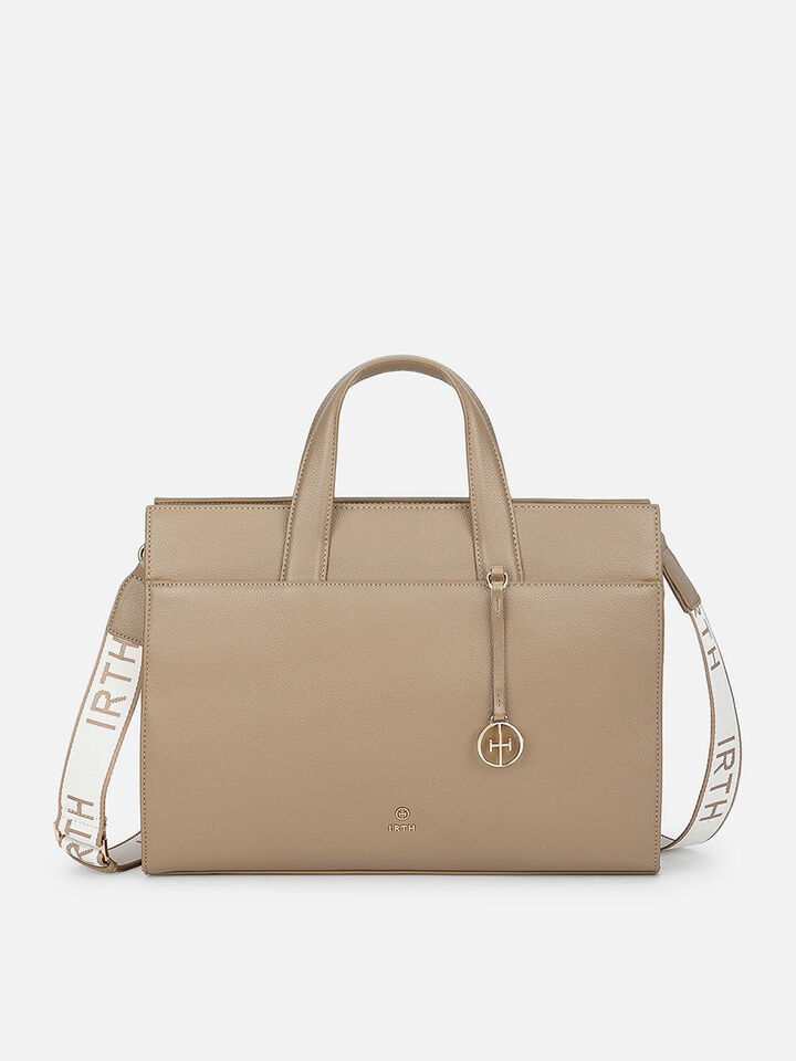 Olivia Work Bag - Mocha Mousse