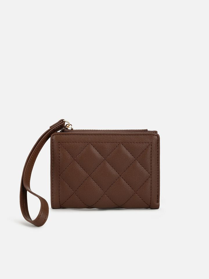 Romy Wristlet Wallet - Brown