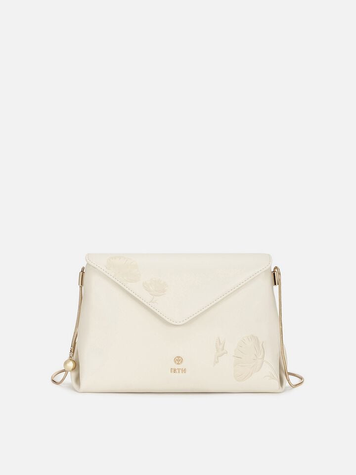 Emma Embossed Sling - Off-White