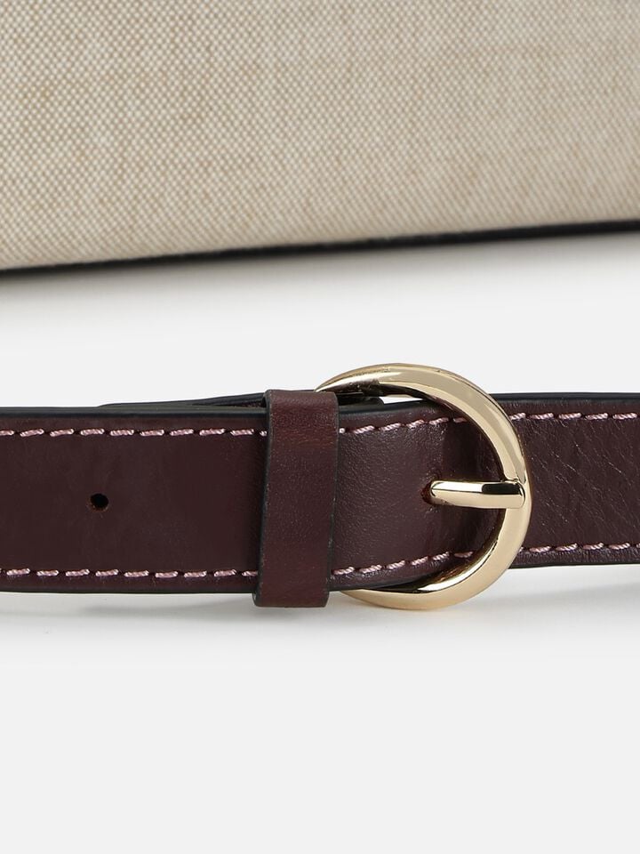 Phoebe Canvas Work Bag - Brown