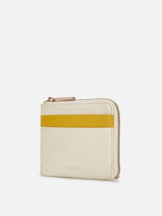 Sway Leather Card Holder - Off-White