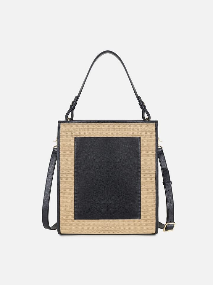 Knits Shoulder Bag - Beige