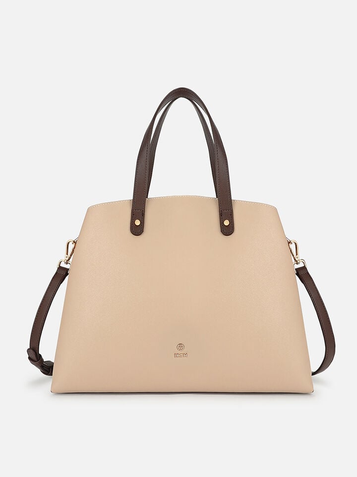 Maeve Large Tote - Beige