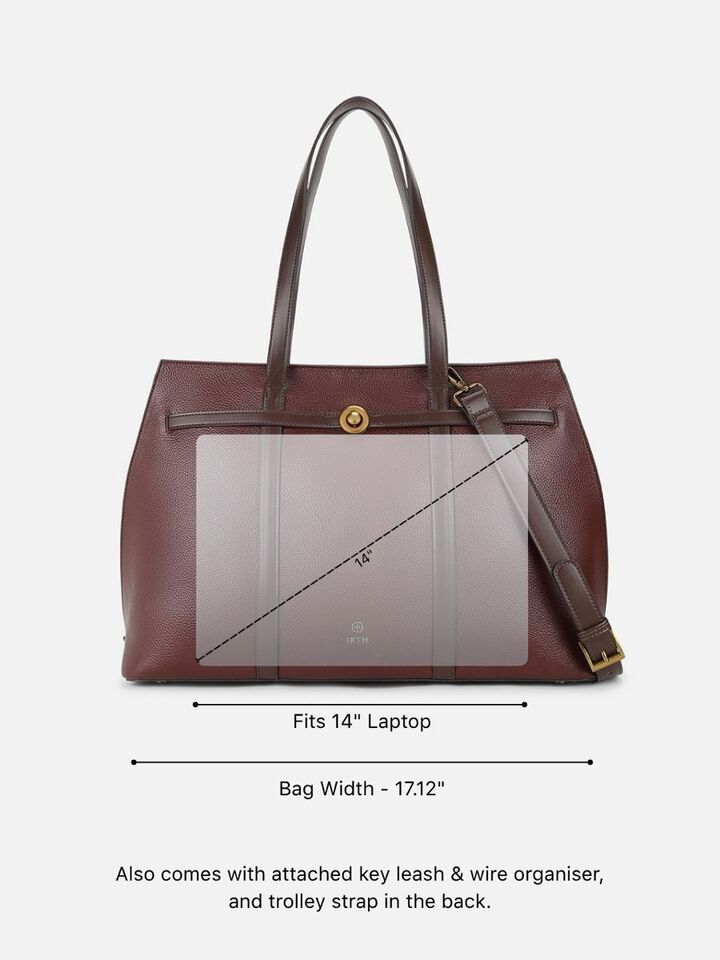Valerie Work Bag - Brown
