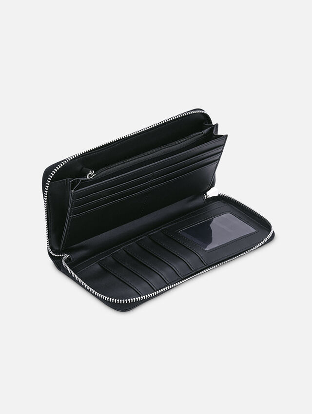 Quilted Black Wallet