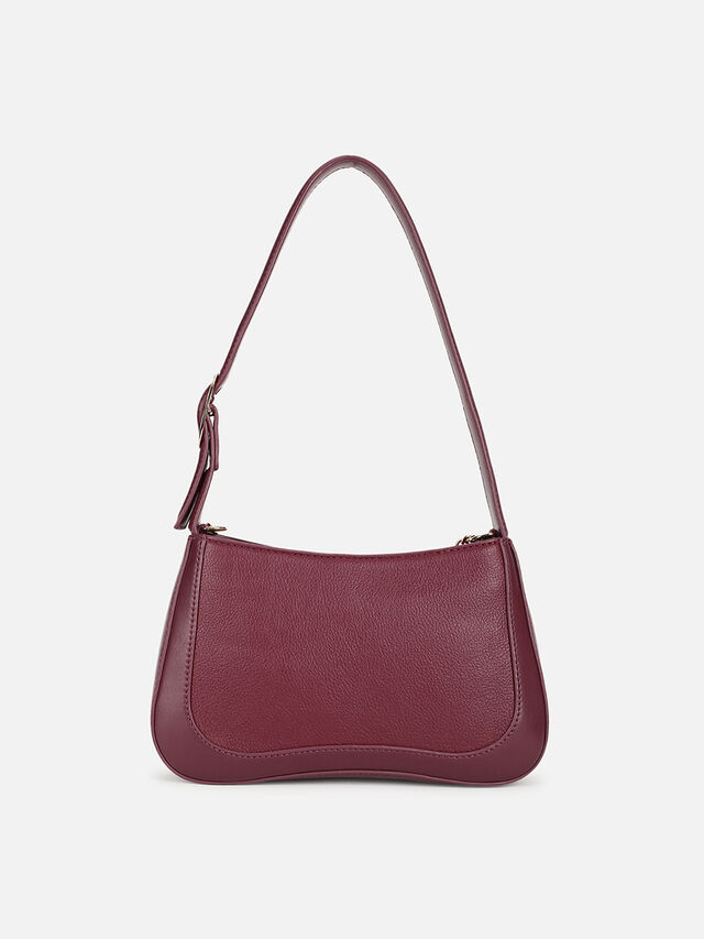 Natalie Shoulder Bag - Dark Cherry
