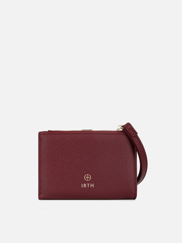 Nina Wristlet Wallet - Dark Cherry