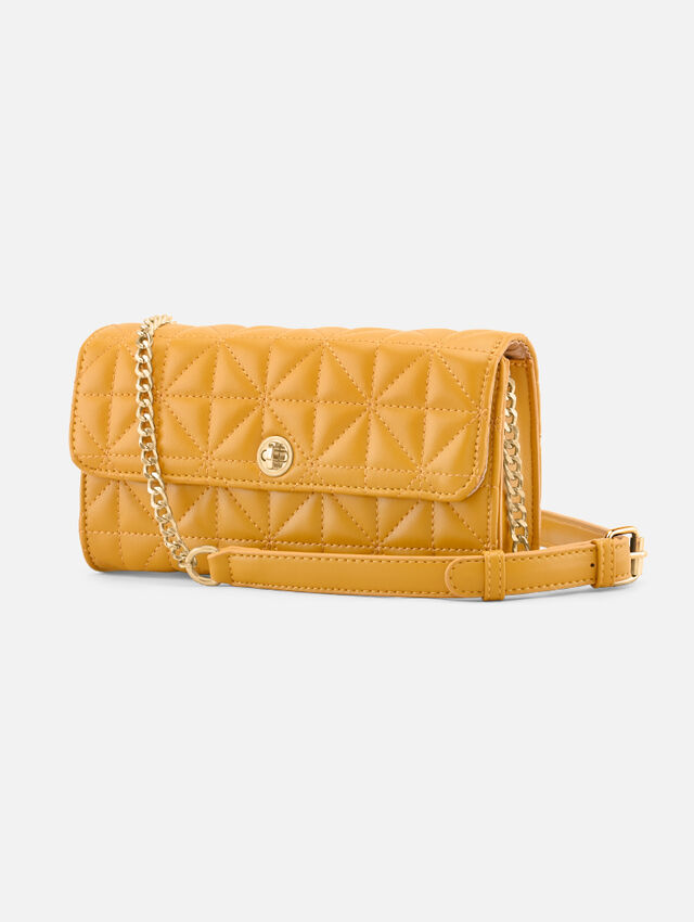 Stella Mustard Quilted Sling