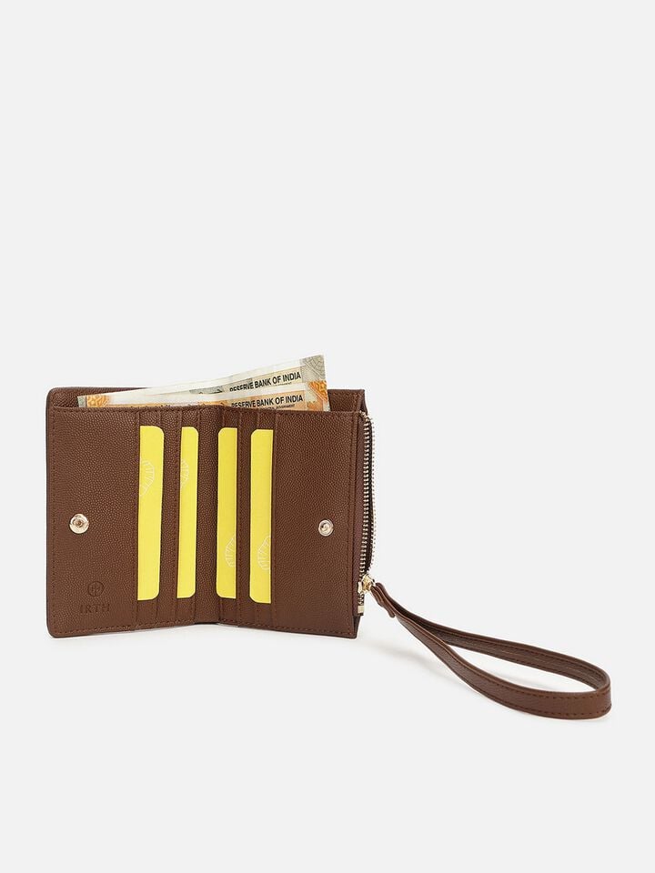 Romy Wristlet Wallet - Brown