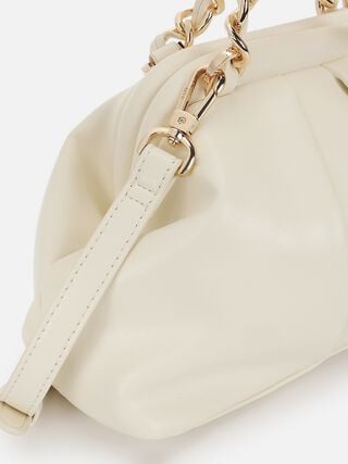 Sabrina Sparkles Clutch - Off-White