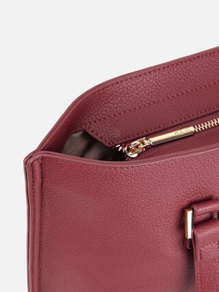 Jackie Tote - Dark Cherry