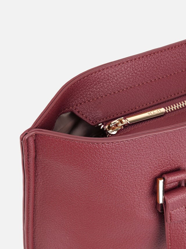 Jackie Tote - Dark Cherry