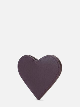 Austen Leather Bookmark - Plum